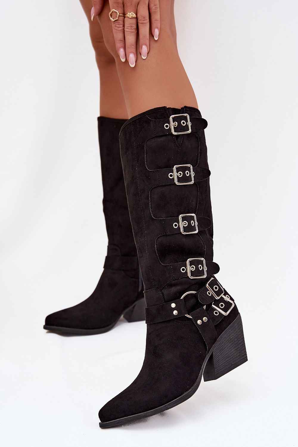 Heel boots model 217819